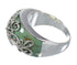 Turquoise And Sterling Silver Ring Size 8 RX81218